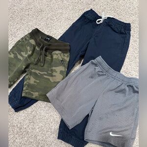 Size 5 boys bottoms: Designer shorts, Nike shorts, Cat & Jack pants